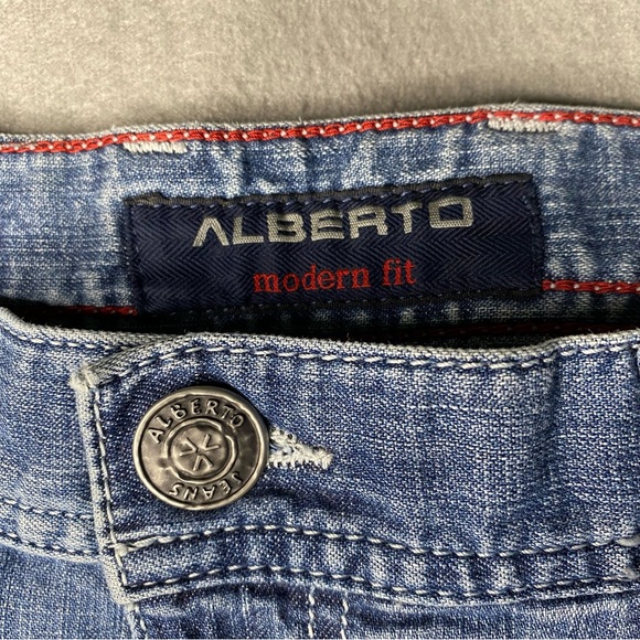 Alberto Jeans Modern Fit Men’s Size 33-34 (No size tag-refer to measurements) - Picture 3 of 13